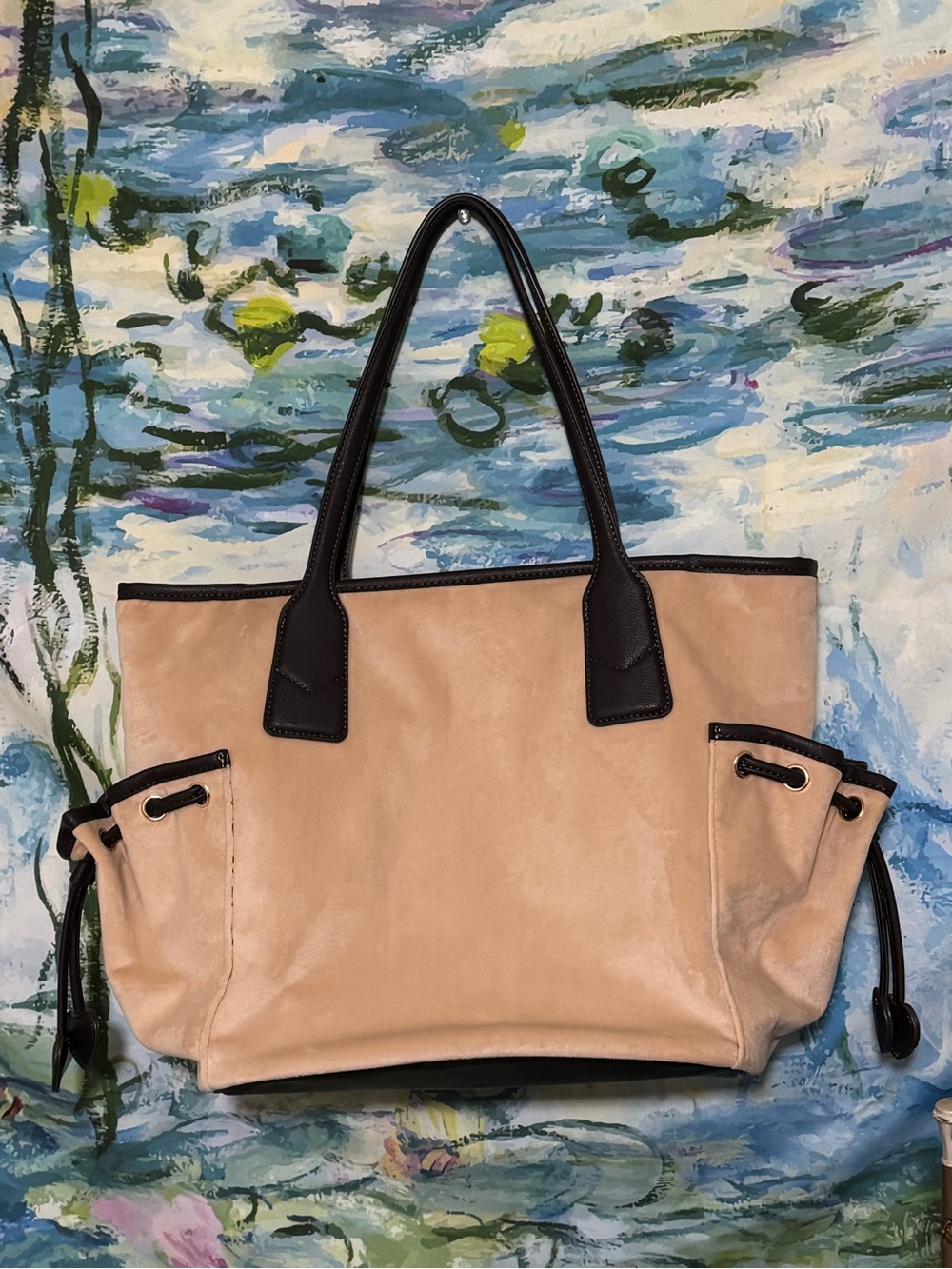 Juicy Couture Tote Bag with Brown and Gold Contrast - Picture 3 of 6